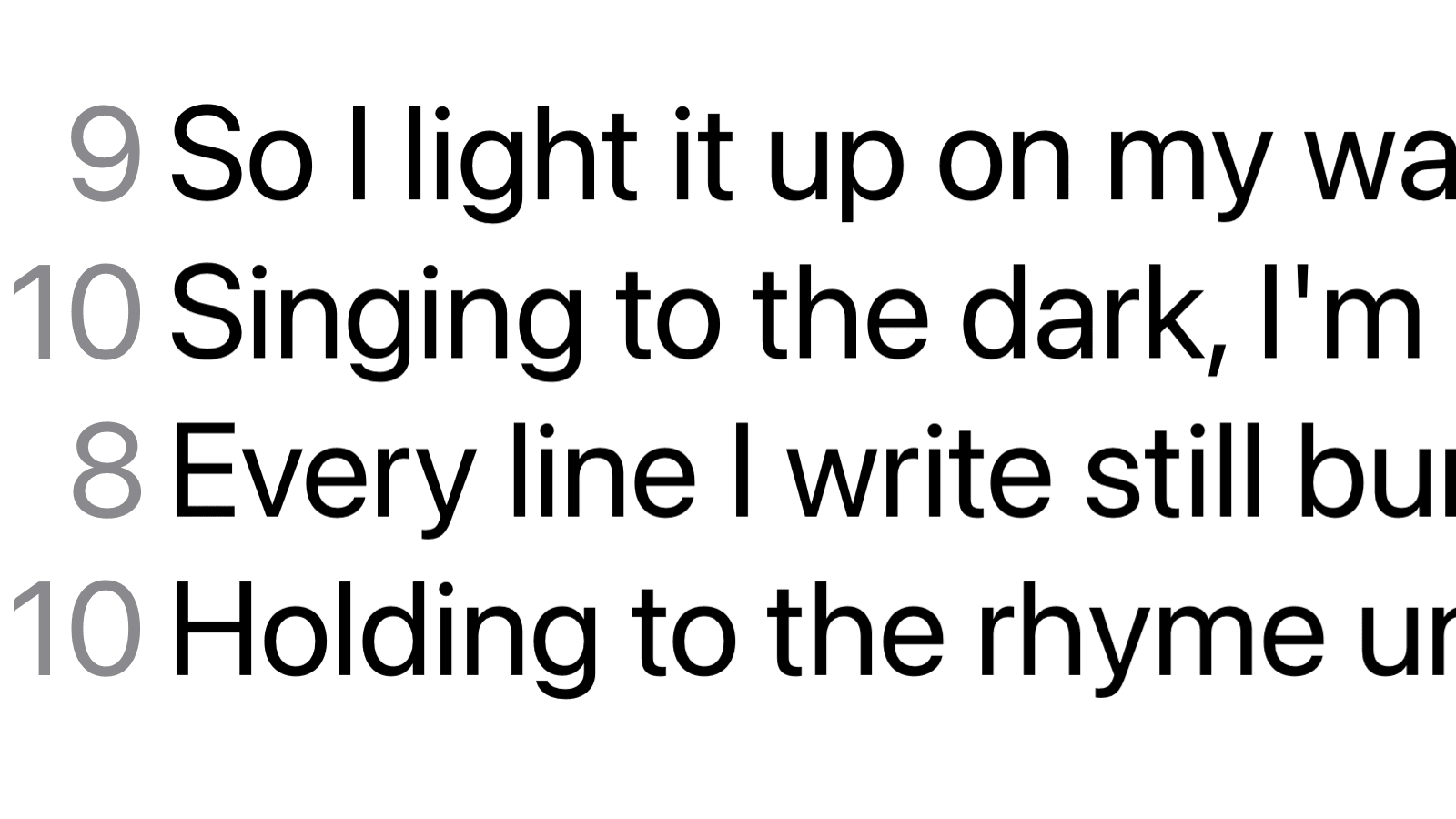 Syllable counter